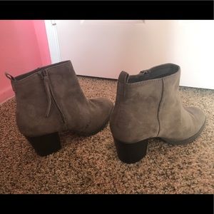 Grey booties